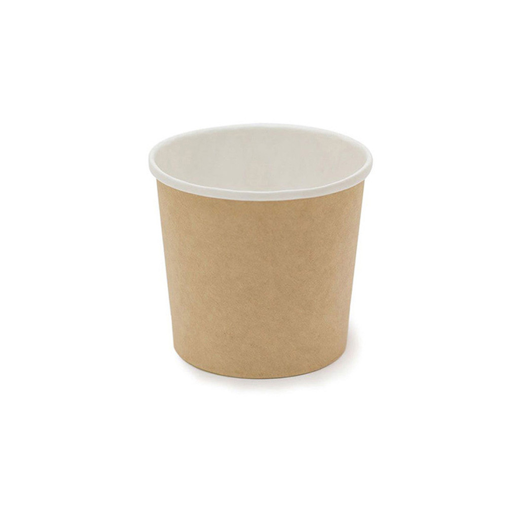 Barna kávés papírpohár 220 ml